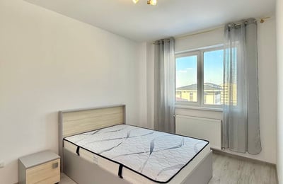 Rental of a modern 2-room apartment, Militari Residence, Chiajna, Bucharest, Romania